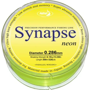 KATRAN Fishing Line Synapse Neon 0,255mm/11,55 Lb/5,24 kg/300 M
