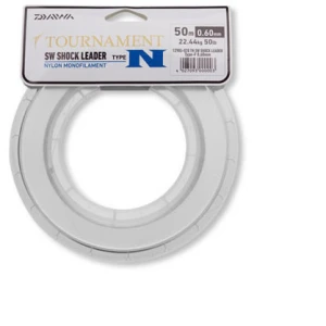 FIR MONOFILAMENT DAIWA TN SW SHOCK LEADER T-N 0.70MM/30,6KG/50M