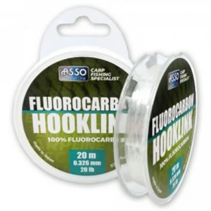 Fir Asso Fluorocarbon Hooklink 20m 0.281mm 4.5kg Clear
