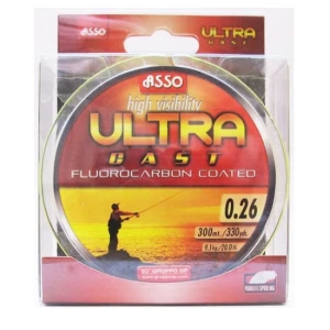 Fir ASSO Ultra Cast Galben Fluo 0.12mm 150m