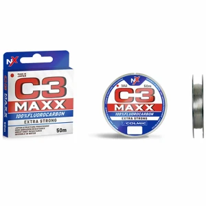 Fir Fluorocarbon Colmic C3 Maxx 50m, 0.280mm, 7.29kg
