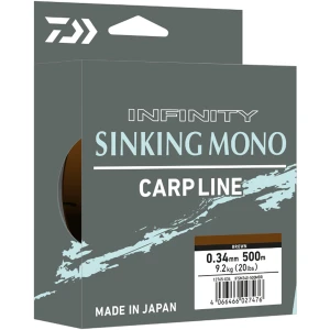 Fir Monofilament DAIWA Infinity Carp Line, Maro, 0.30mm, 6.90kg, 500m