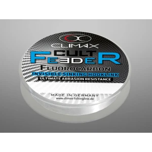 FIR FLUOROCARBON CLIMAX CULT FEEDER INVISIBLE HOOKLINK 25M 0.16mm 2.4kg