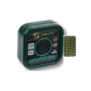 FIR TEXTIL CARP SPIRIT HERCULINE BRAID 25LB 12.1KG 20MT CAMO GREEN