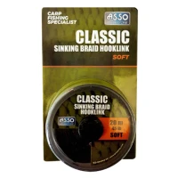 Fir Asso Classic Soft Sinking Braid Hooklink 25lb 20m
