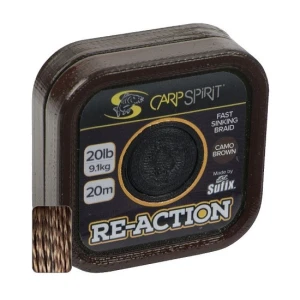 Fir Textil Carp Spirit Reaction Braid Camo Brown 20m 35lbs 15.90kg