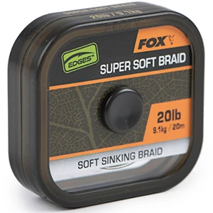 Fir Textil Fox Naturals Soft Braid Hooklength, 20m, 20lb/9.1kg