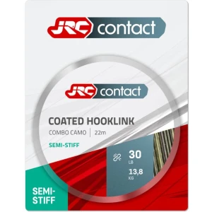 Fir Textil JRC Contact Coated Hooklink Semi Stiff, Deep Silt, 11.3kg, 25lbs, 22m