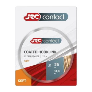 Fir Textil JRC Contact Coated Hooklink Soft, Clear G, 11.3kg, 25lb, 22m