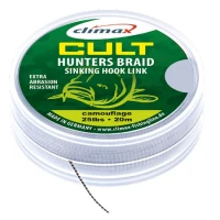 Fir textil Climax CULT HUNTERSBRAID SINKING HOOKLINK 20m 45lb Dark Silt