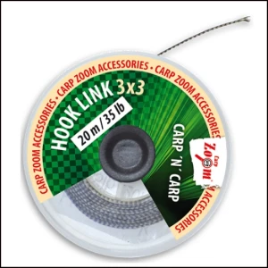 FIR TEXTIL CARP ZOOM HOOKLINK 3x3 MARO 15LB 20M
