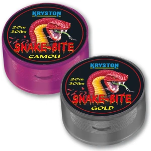 FIR TEXTIL KRYSTON  SNAKEBITE COATED HOOKLINK 20m 30lb Camou