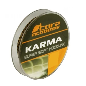 Fir Textil Carp Academy Karma Hooklink 20m 15lb Brown