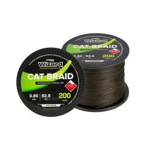 FIR WIZARD CAT BRAIDED LINE DARK BROWN 0.40mm 200m 47.3kg