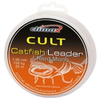 Fir Monofilament Climax Cult Catfish Hard Mono Leader 50m 1.05mm 80kg