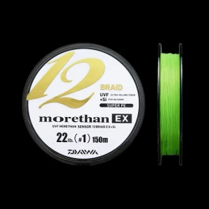 FIR TEXTIL DAIWA MORETHAN X12 EXplus SI LIME 135M 0.18MM 16.2KG