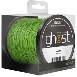 Fir Textil Delphin GHOST 8+1, Verde, 600m, 0.18mm, 9.1kg