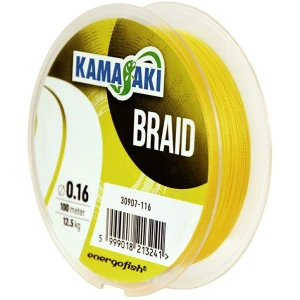 Fir Textil Kamasaki Braid, Yellow, 19.5kg, 0.22mm, 100m 