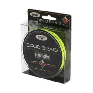 Fir Textil NGT Teflon Caated Spod Braid, Fluo, 0.28mm, 300m