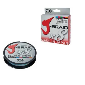 FIR DAIWA J-BRAID X8 MULTICOLOR 020MM/13KG/150M