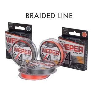 FIR TEXTIL COLMIC WEPER X4 ORANGE 16lbs 150yds 137m 0.10mm