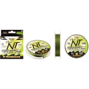 FIR TEXTIL TRABUCCO DYNA-TEX NT ULTRA LIGHT GREEN 100M 0.072mm 3.63kg