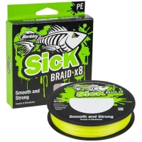 Fir Textil Berkley Sick Braid, HV Yellow, 150m, 0.19mm, 18kg