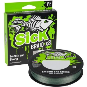 Fir Textil Berkley Sick Braid, Moss Green, 150m, 0.14mm, 16.5kg