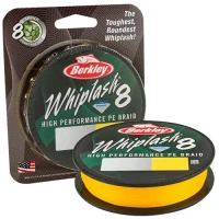 Fir Textil Berkley Whiplash 8, Galben, 150m, 0.06mm, 10.9kg
