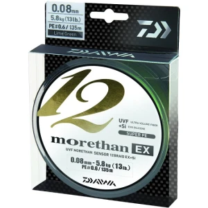 Fir Textil Daiwa Morethan 12 Braid EX+SI 135m 0.12mm 10.2kg