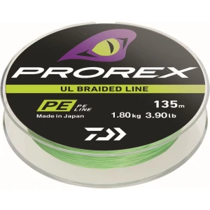Fir Textil Daiwa Prorex UL Finesse Braid Chartreuse 135m 1.80kg