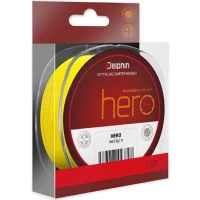 Fir Textil Delphin Hero 4 Galben Fluo, 0.40mm, 30.10kg, 300m