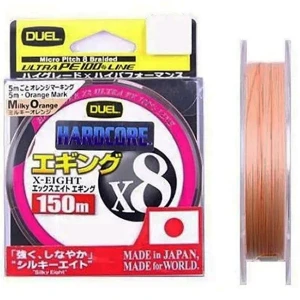 Fir Textil Duel Hardcore x8 Braid, Milky Orange, 0.132mm, 5.8kg, 150m