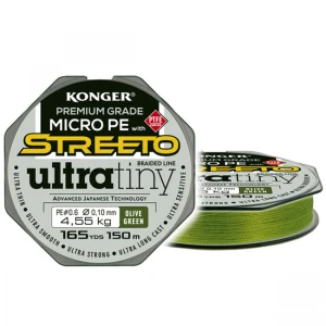 Fir Textil Konger Streeto Ultra Tiny Olive Green 0.06mm, 2.86kg, 150m