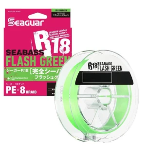 Fir Textil Seaguar R18 Seabass Flash Green 150m, 0.165mm, 8.6kg