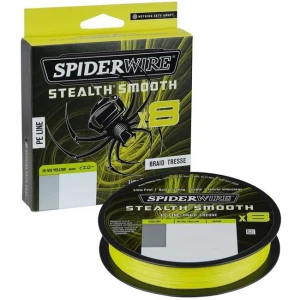Fir Textil Spiderwire Stealth Smooth 8 Hi-Vis Yellow, 150m, 0.05mm, 5.4kg