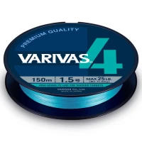 Fir Textil Varivas Pe 4 Blue Edition 150m 0.205mm 25lb Water Blue