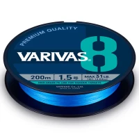 Fir Textil Varivas Pe 8 Blue Edition 150m 0.185mm 23lb Fluo Ocean Blue