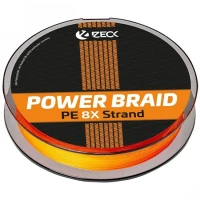 Fir Textil Zeck Powerbraid 8x, Orange, 150m, 0.20mm, 9.1kg