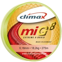 Fir textil Climax MIG8 FLUO YELLOW 135m 0.28mm 27.8kg