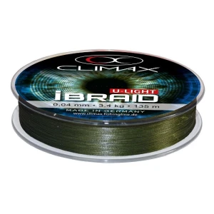Fir textil Climax iBRAID U-LIGHT MossGreen 135m 0.08mm 6.0kg