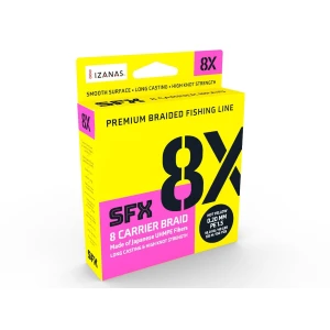 Fir textil Sufix SFX 8X Hot Yellow 0.128mm 7.3kg 135m