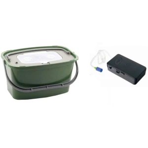 Galeata Plastils Pestisori 7L Plus Pompa Verde, 30x16x20cm