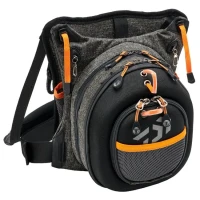 Geanta  Daiwa Chest Pack Noir Portocaliu