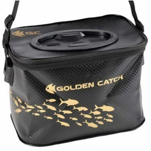 Geanta Golden Catch Pliabila Waterproof Carbon Momeala Vie, 30x20x20cm