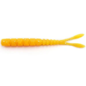 Grub Mustad Aji Micro Pilo, Orange Glow Glitter, 5cm, 15buc/pac