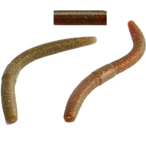 Rapture Competition Wacky Worm 12.5cm BLACK&RED