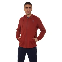 Hanorac Fhm Wave Zipped Hoodie Terracotta Masura L
