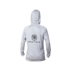 Hanorac RTB UV Long Sleeve Hoodie UPF 50+ Light Grey S