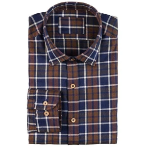 Camasa Verney Carron Mery, Brown & Blue, Marimea L